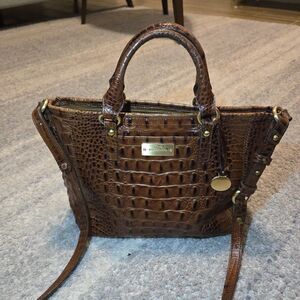 Brahmin Handbag. Satchel. Pecan. Preowned